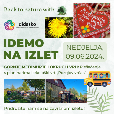 IZLET PO BREGIMA MALOG MEĐIMURJA - NEDJELJA, 9.6.