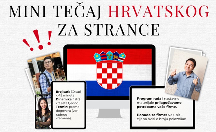 HRVATSKI ZA STRANCE - MINI TEČAJ ILI UZ VAUČER!